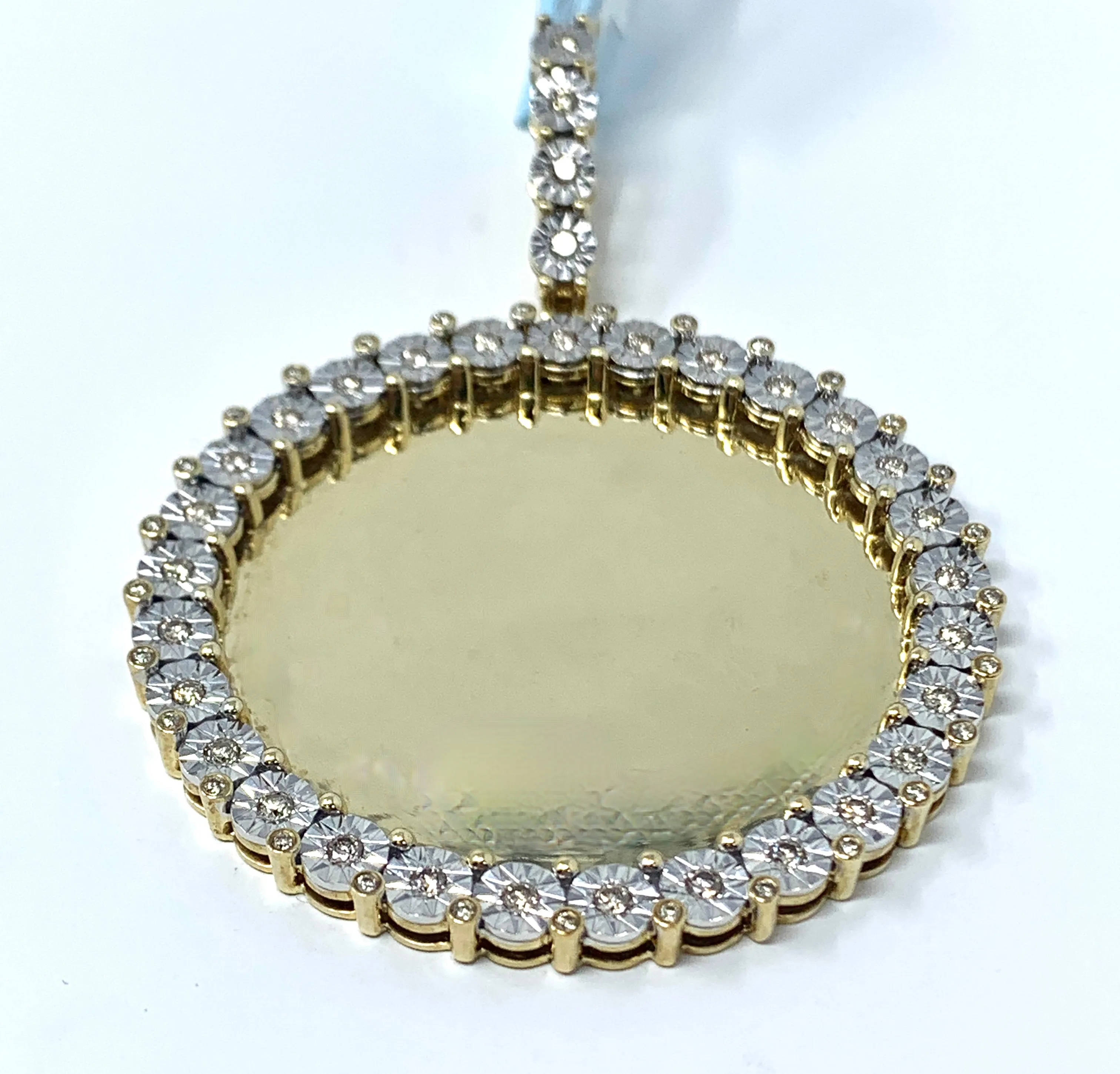 10K 0.86CT Gold Memory Pendant Charm