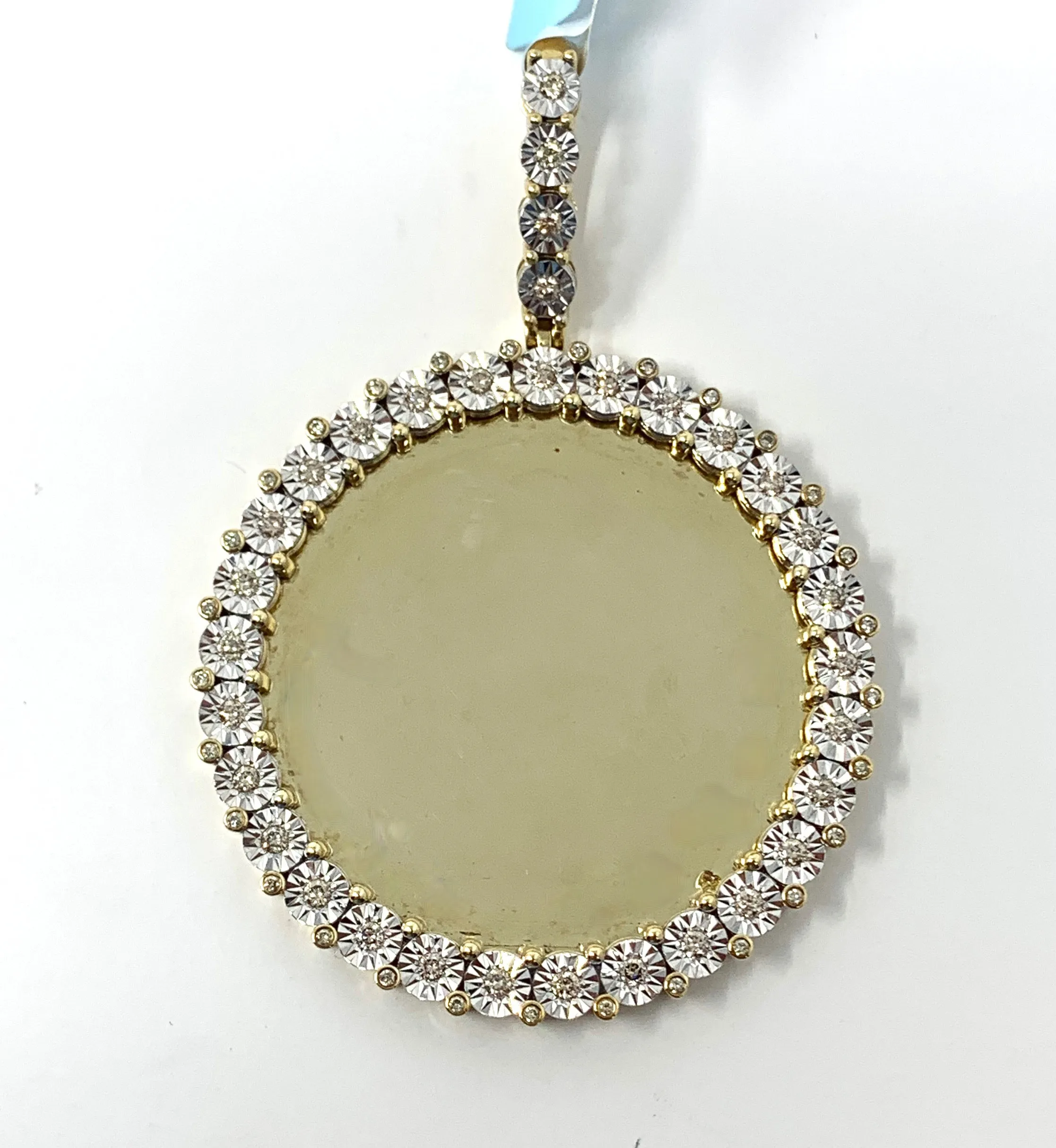 10K 0.86CT Gold Memory Pendant Charm