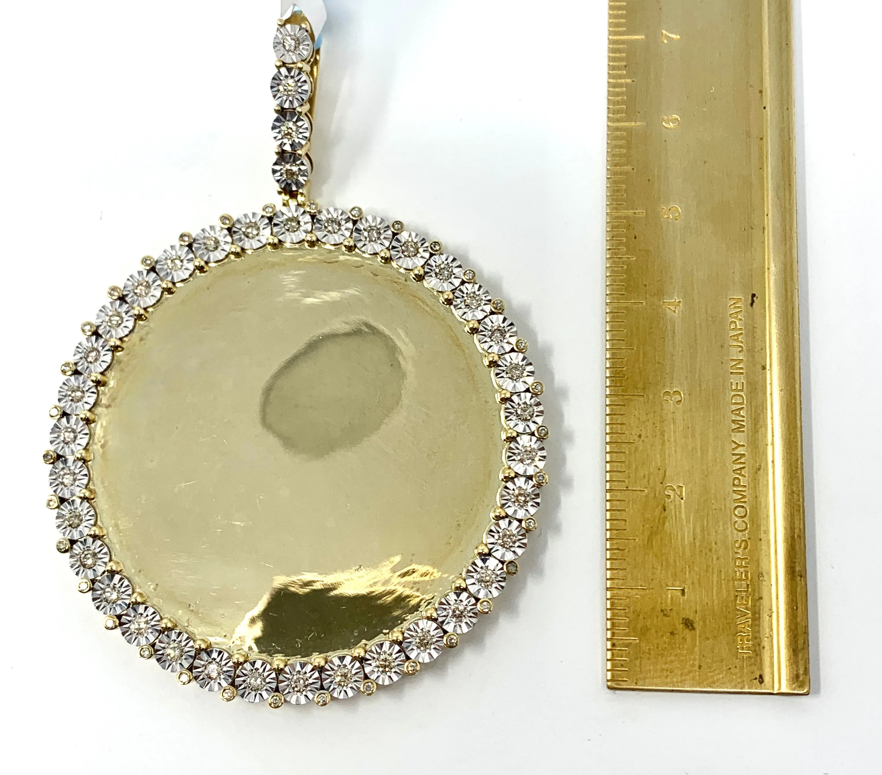 10K 0.86CT Gold Memory Pendant Charm