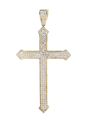 10K Gold Cross Pendant  |  6.4 Grams