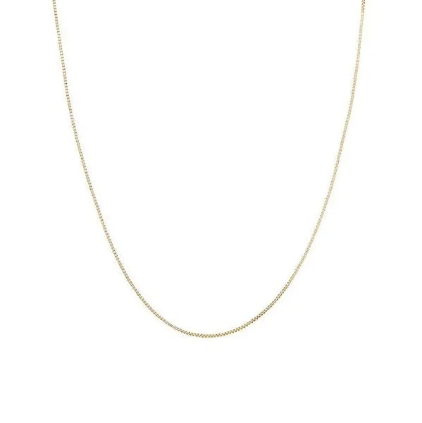 14KT Yellow Gold 16-inch 0.5MM Box Chain