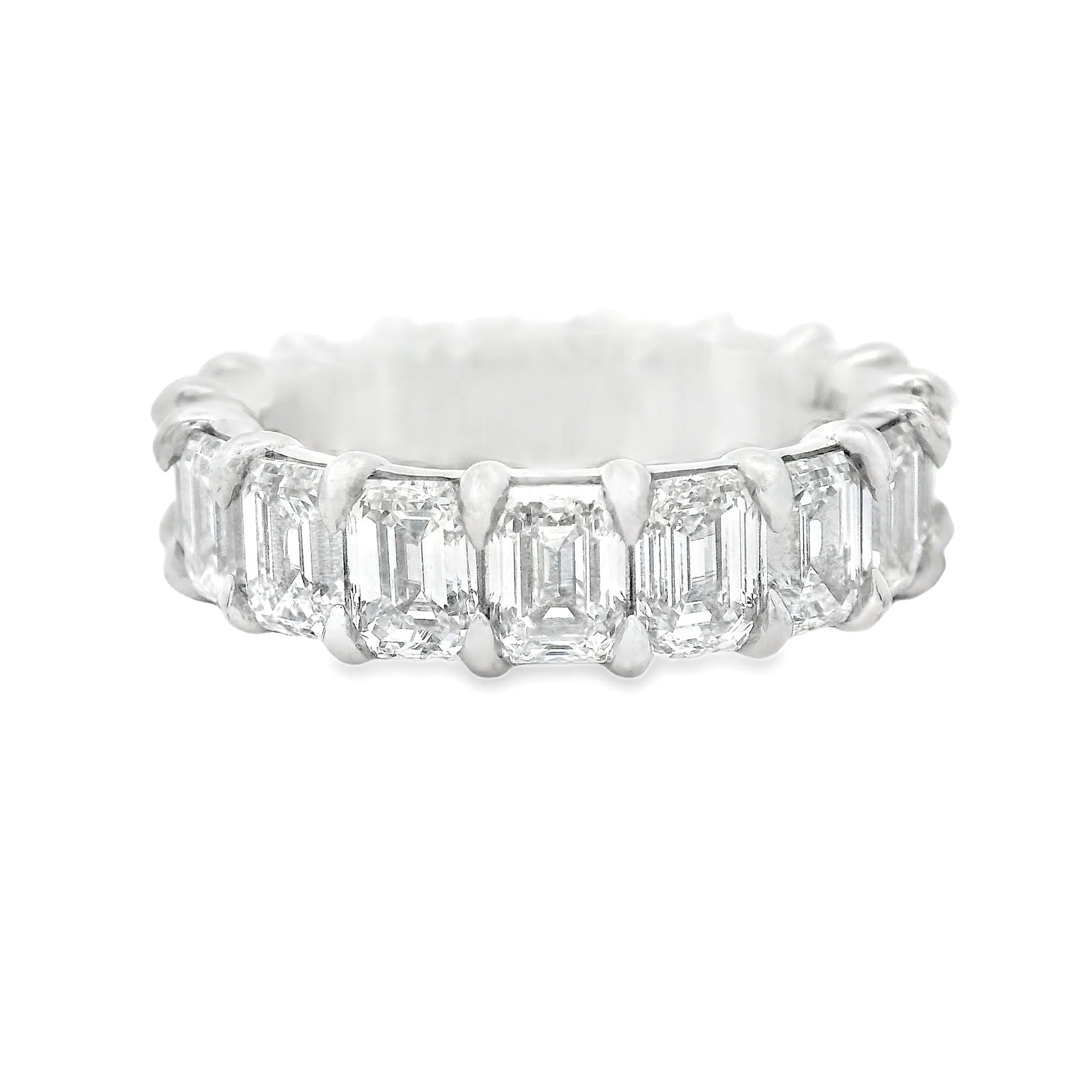 7.49ct Platinum Diamond Eternity Band