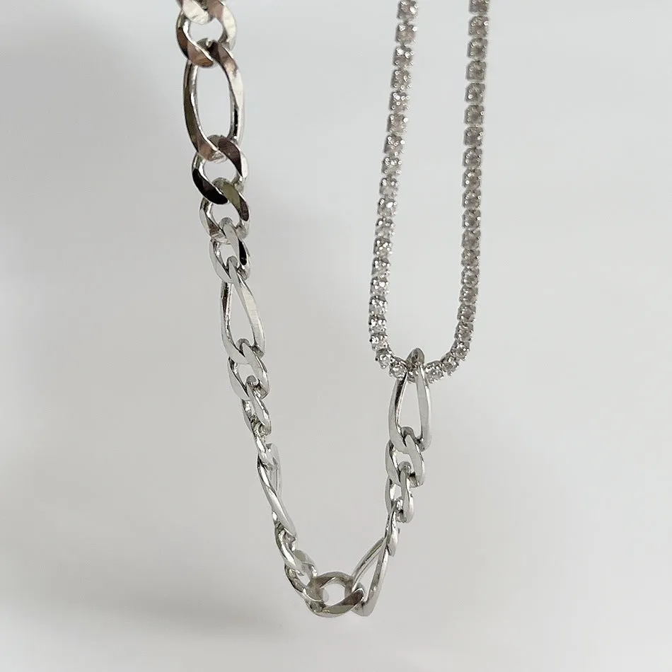 925 Sterling Silver Minimalist Silver Electroplating Necklaces