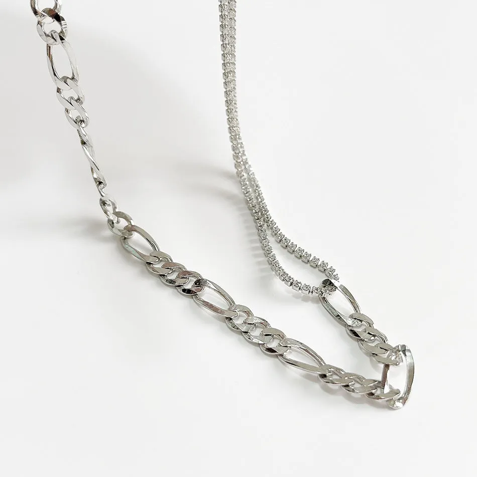 925 Sterling Silver Minimalist Silver Electroplating Necklaces