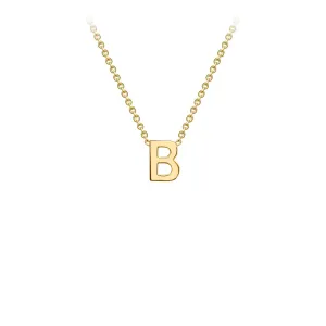 9K Gold 'B' Initial Necklace - 1.19.0151