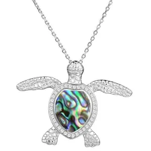 Abalone Hawaii Kai Honu Pendant