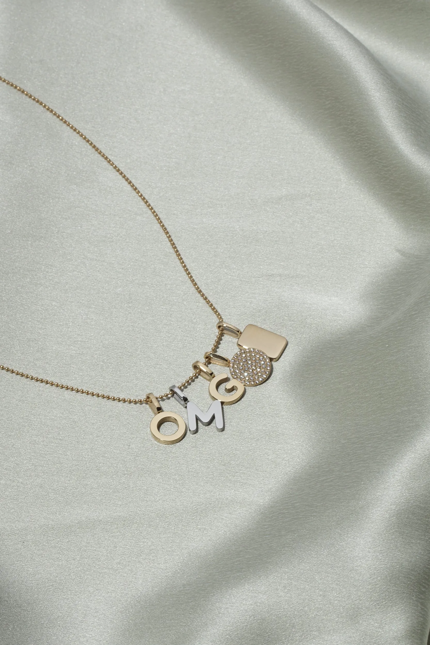 Alphabet Pendant (Single) - Rose Gold