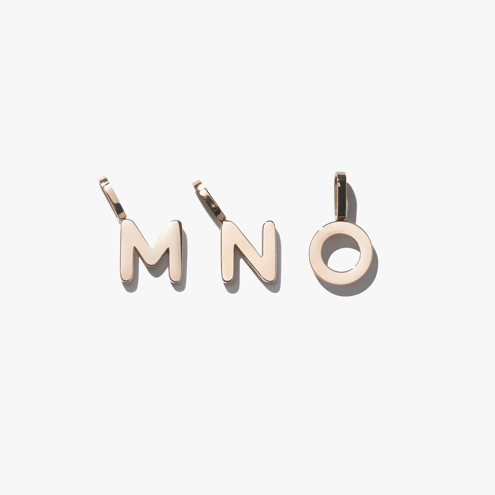 Alphabet Pendant (Single) - Rose Gold