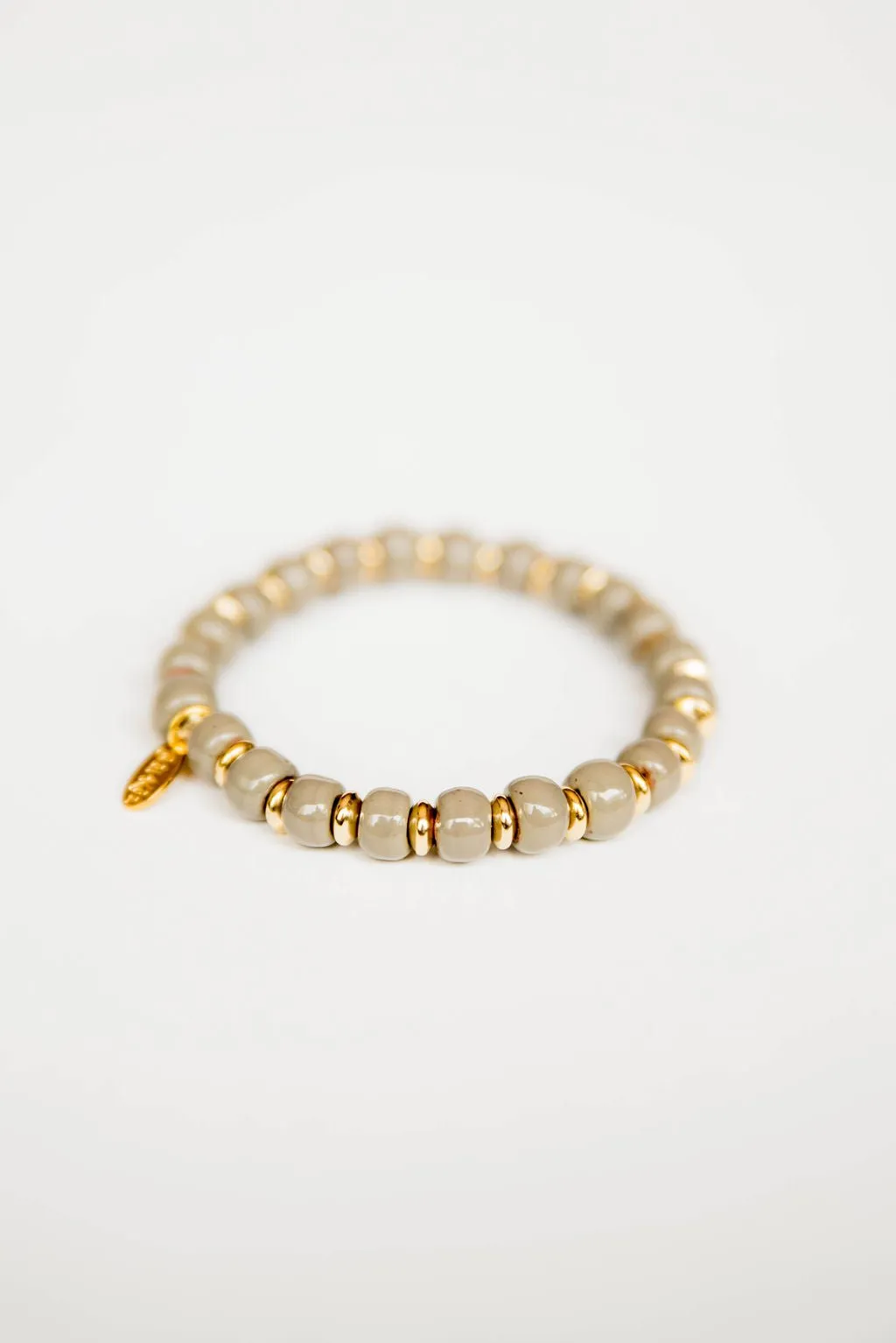 Bel Koz 14k Gold Accented Clay Bracelet