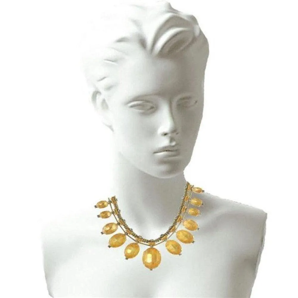 Bette Davis Eyes Gold Necklace