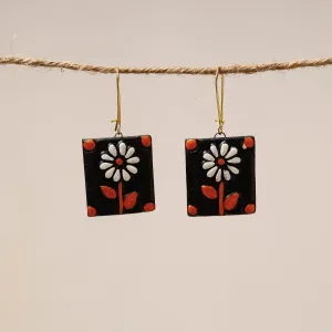 Bishnupur Handpainted Terracotta Earrings 42