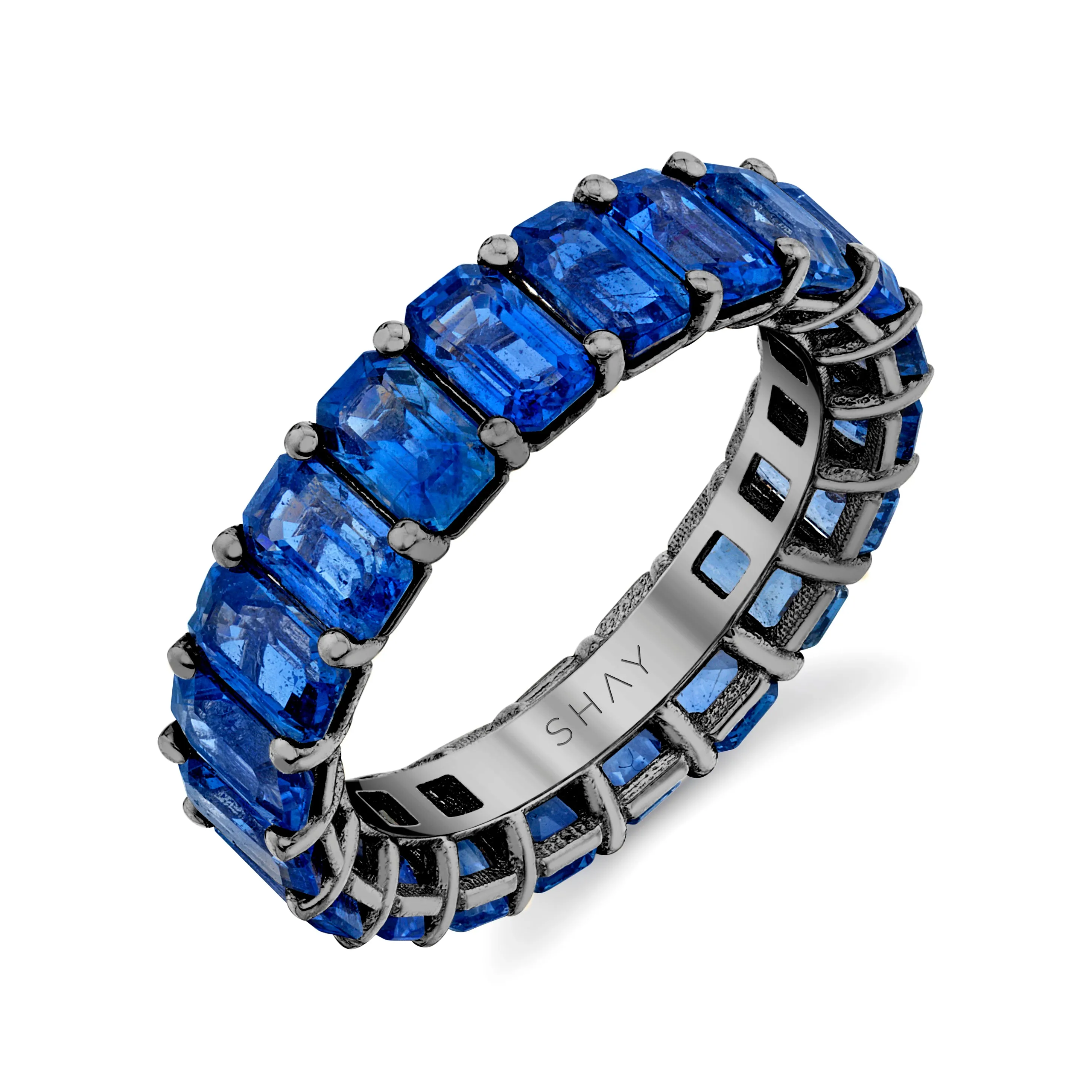 BLUE SAPPHIRE ETERNITY BAND