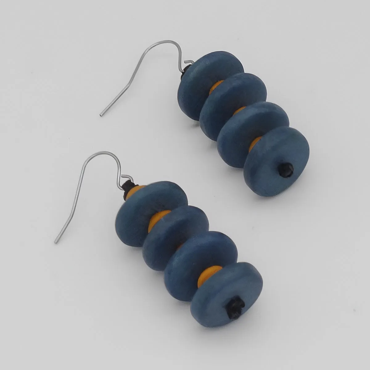 Blue Tiggy Statement Earrings