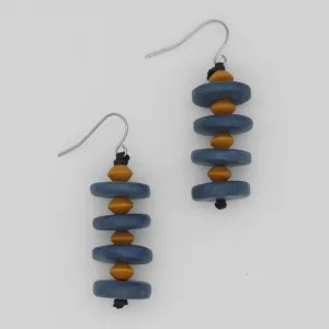 Blue Tiggy Statement Earrings