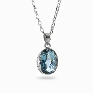 Blue Topaz Pendant