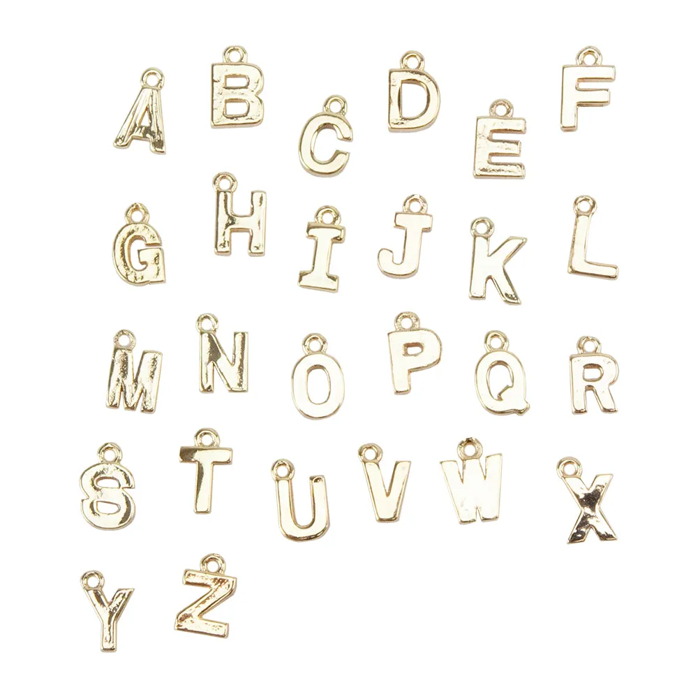 Brass Pendants - Alphabet A to Z - Pkg/26