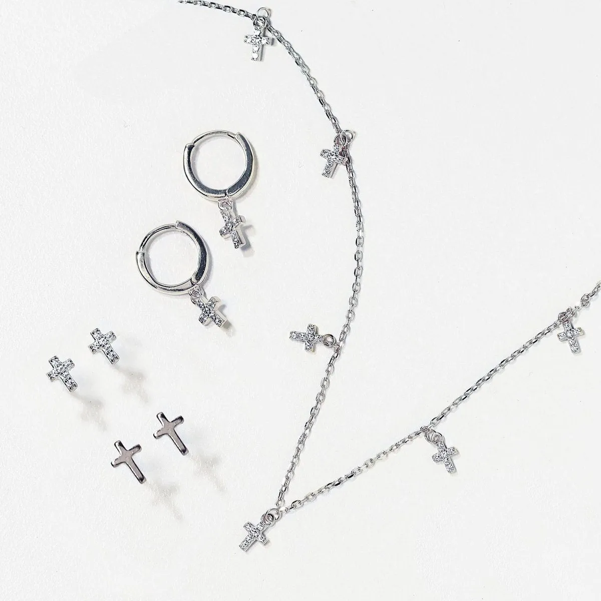 Cross Dangle Necklace