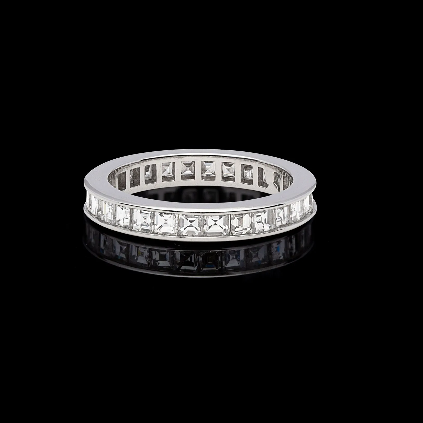 Diamond and Platinum Eternity Band