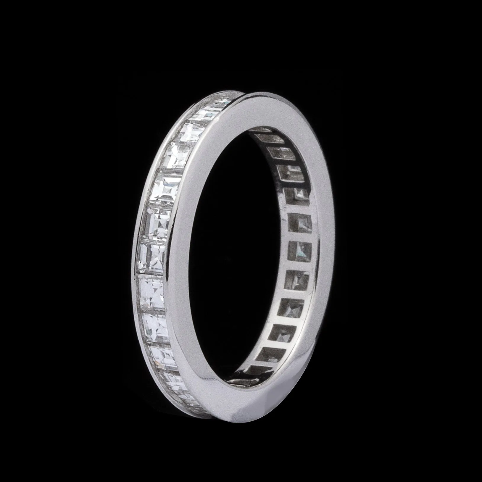 Diamond and Platinum Eternity Band