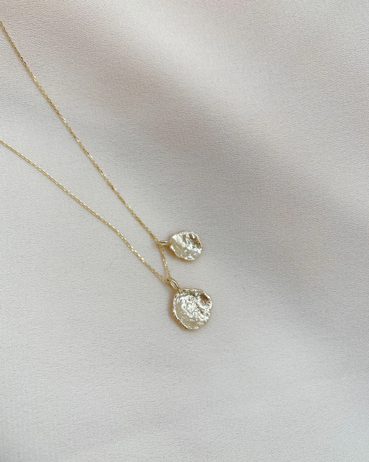 Double Molten Necklace (Yellow Gold)