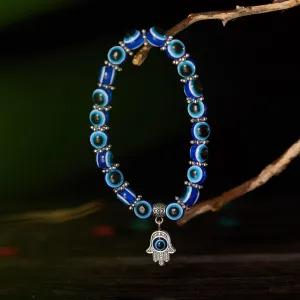 Evil Eye Handmade Beaded Bracelet