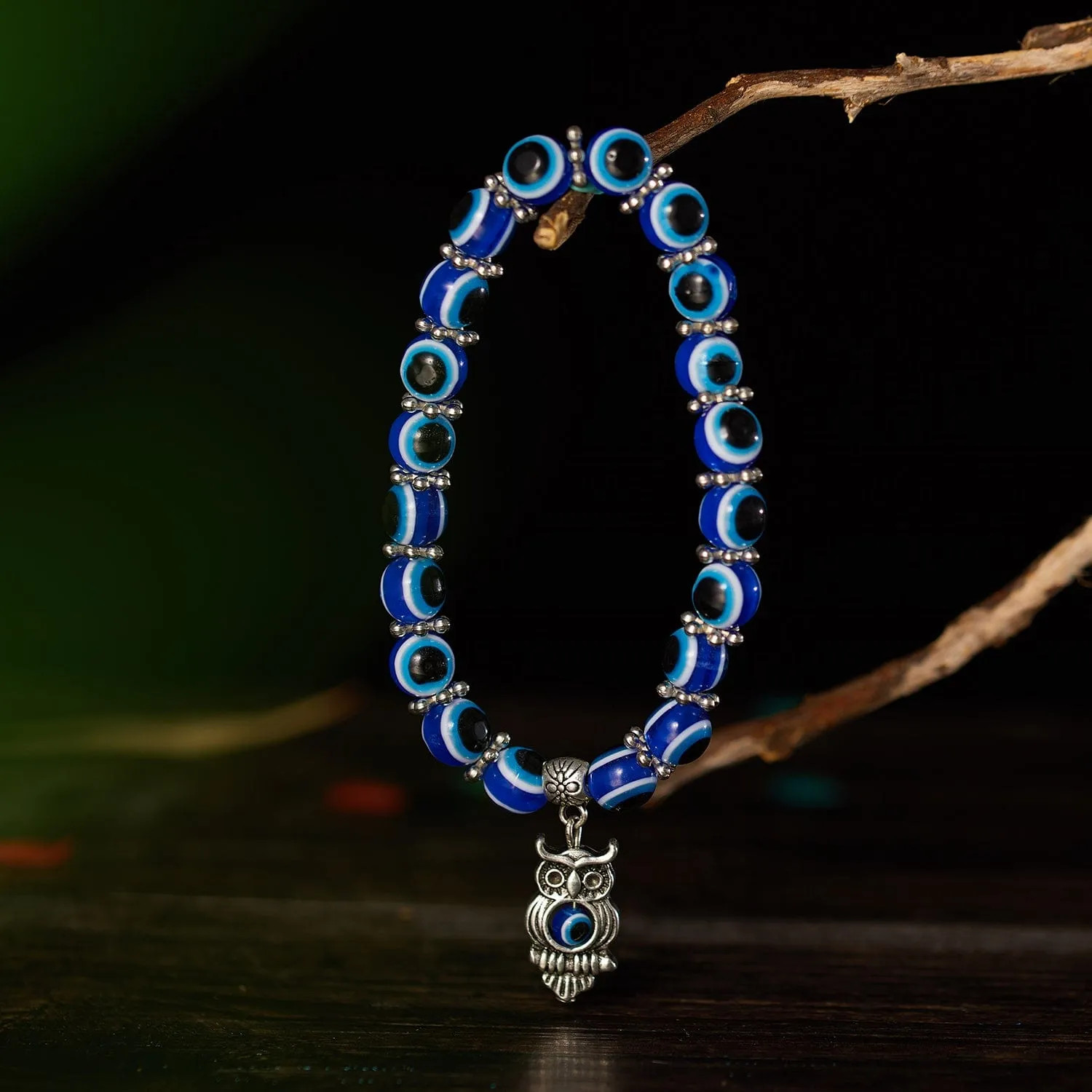 Evil Eye Handmade Beaded Bracelet