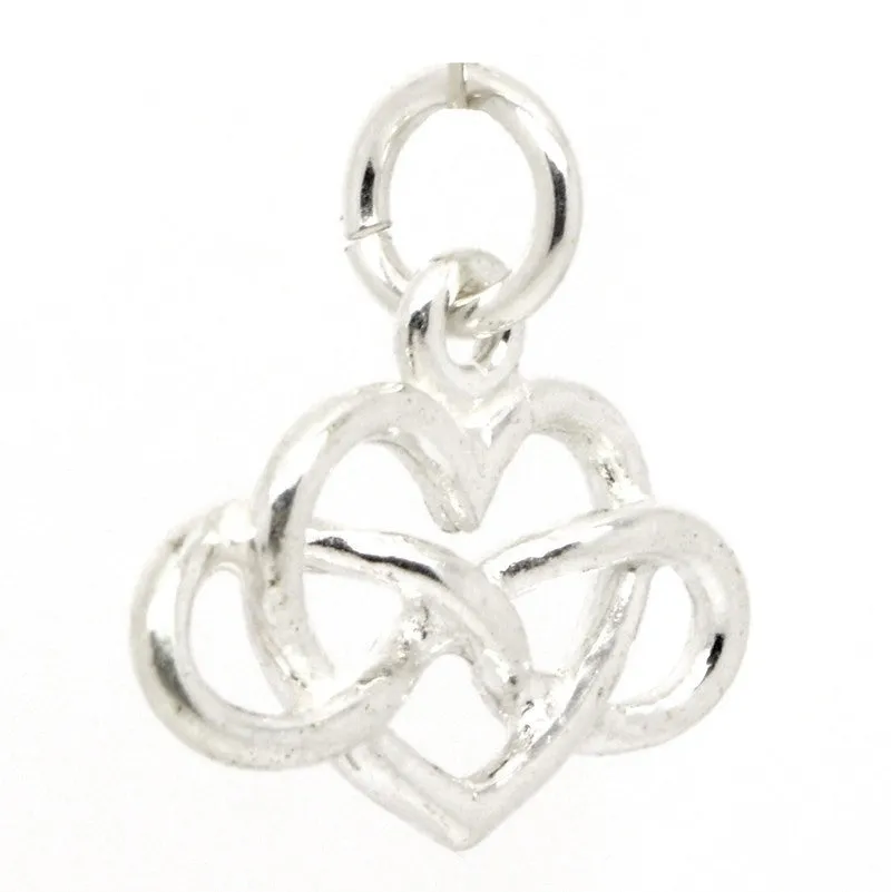 Gold Eternal Heart Infinity Charm