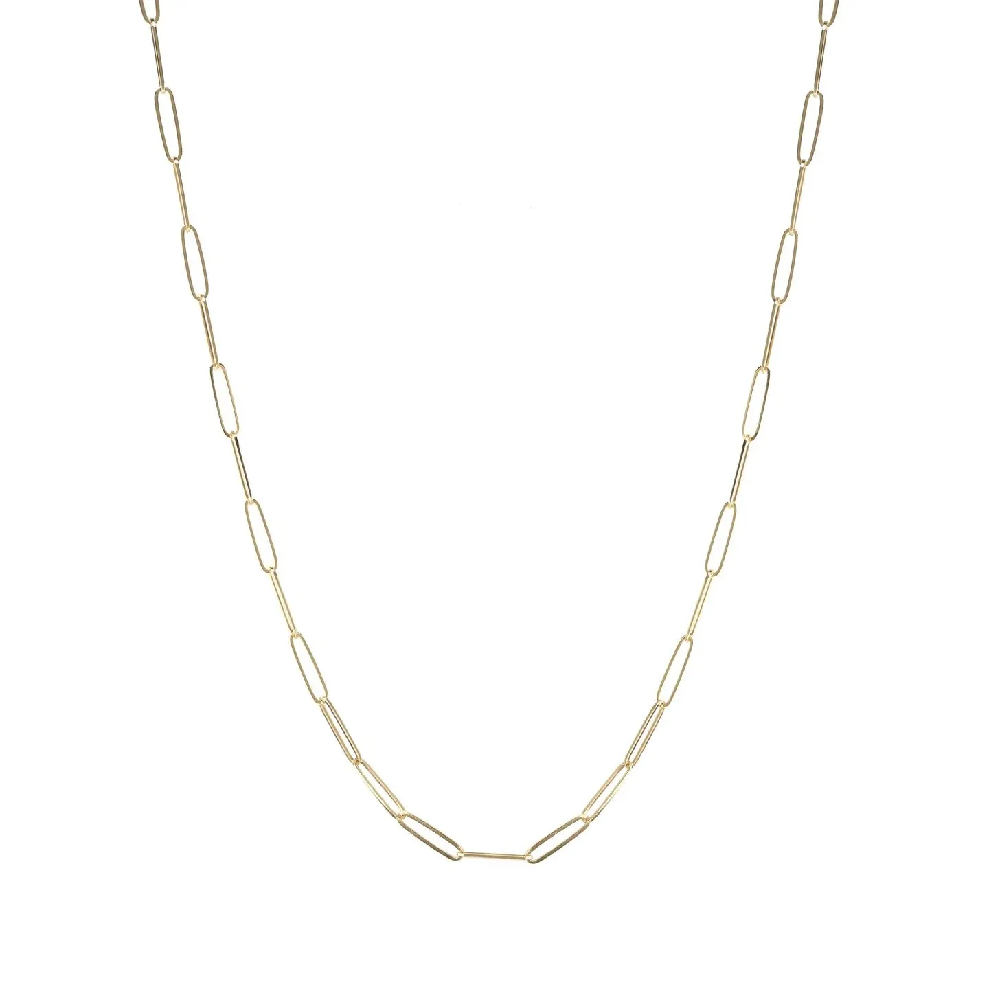 Gold Penelope Paperclip Chain 20