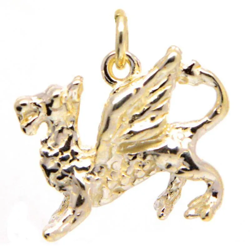 Gold Welsh Dragon Charm