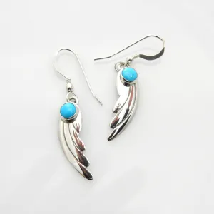 Handmade Sterling Silver Turquoise Earrings