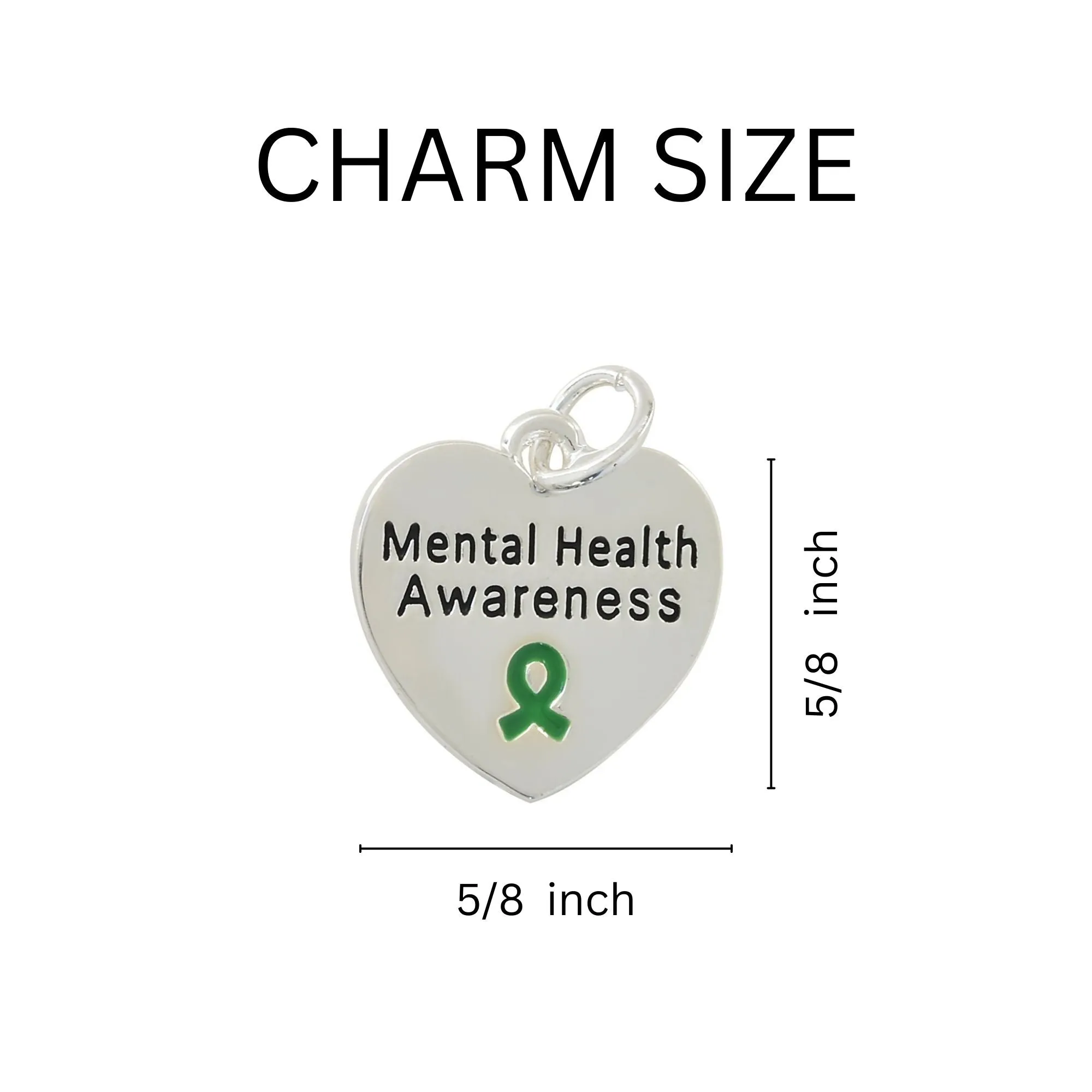 Heart Shaped Mental Health Necklaces