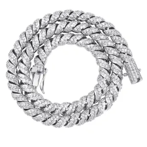 Iced Out Buckle Twist Men's Necklace