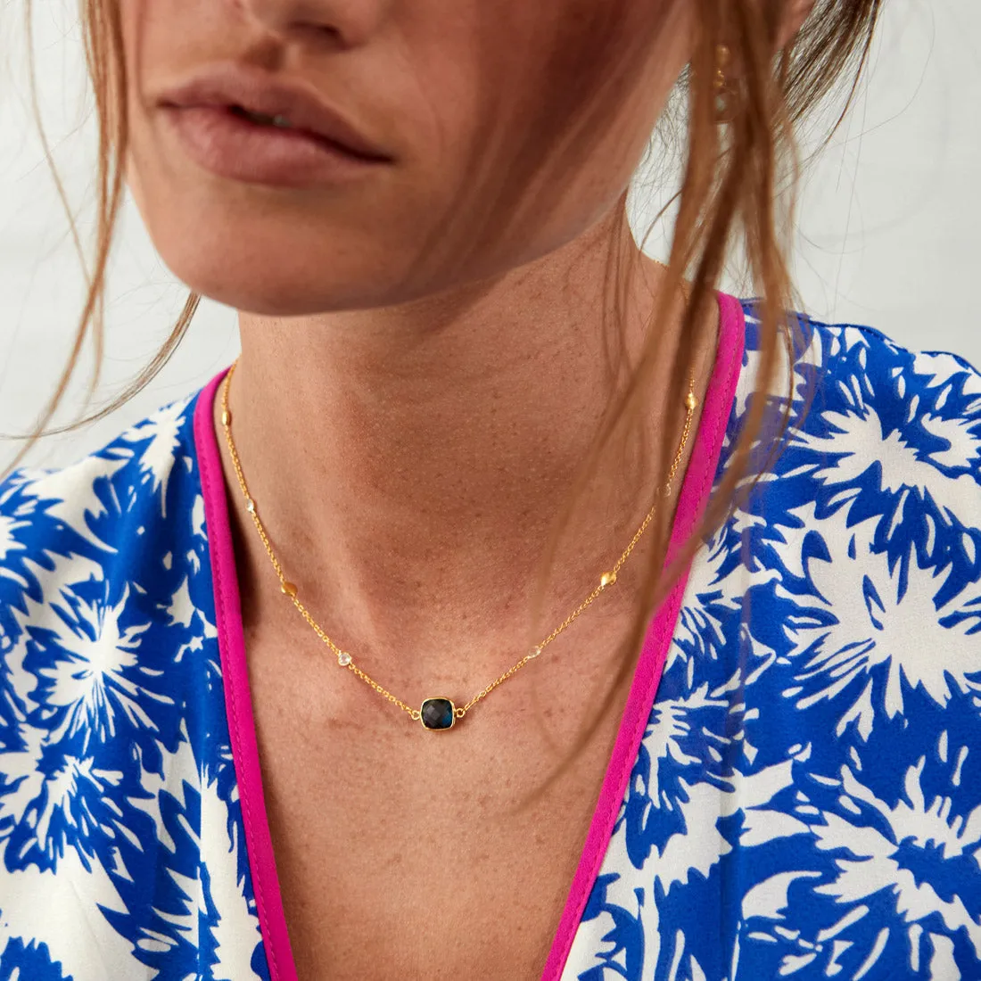 Iseo London Topaz & Gold Vermeil Necklace