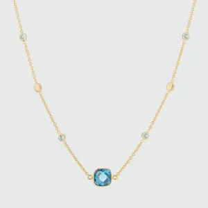 Iseo London Topaz & Gold Vermeil Necklace