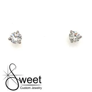 Lab Created Diamond Studs .75cttw