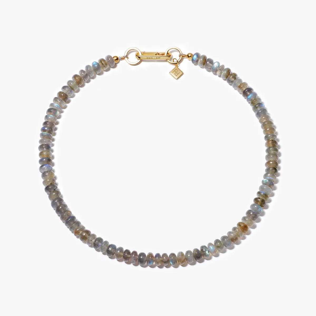 LABRADORITE CANDY BEAD NECKLACE