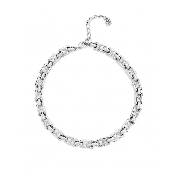 Ladies Brave Silver Unstoppable Topaz Necklace COL1869BLNMTL0U