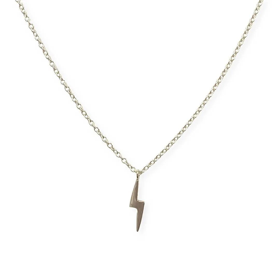 Lightning Bolt Plain Necklace