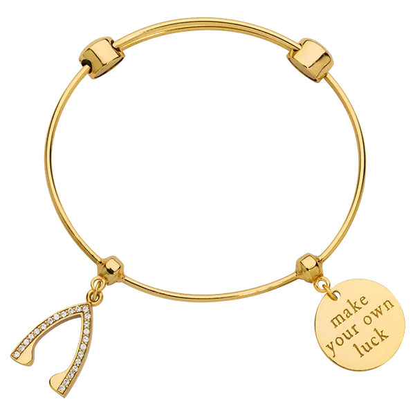 Luck Charm Bangle - B1156G