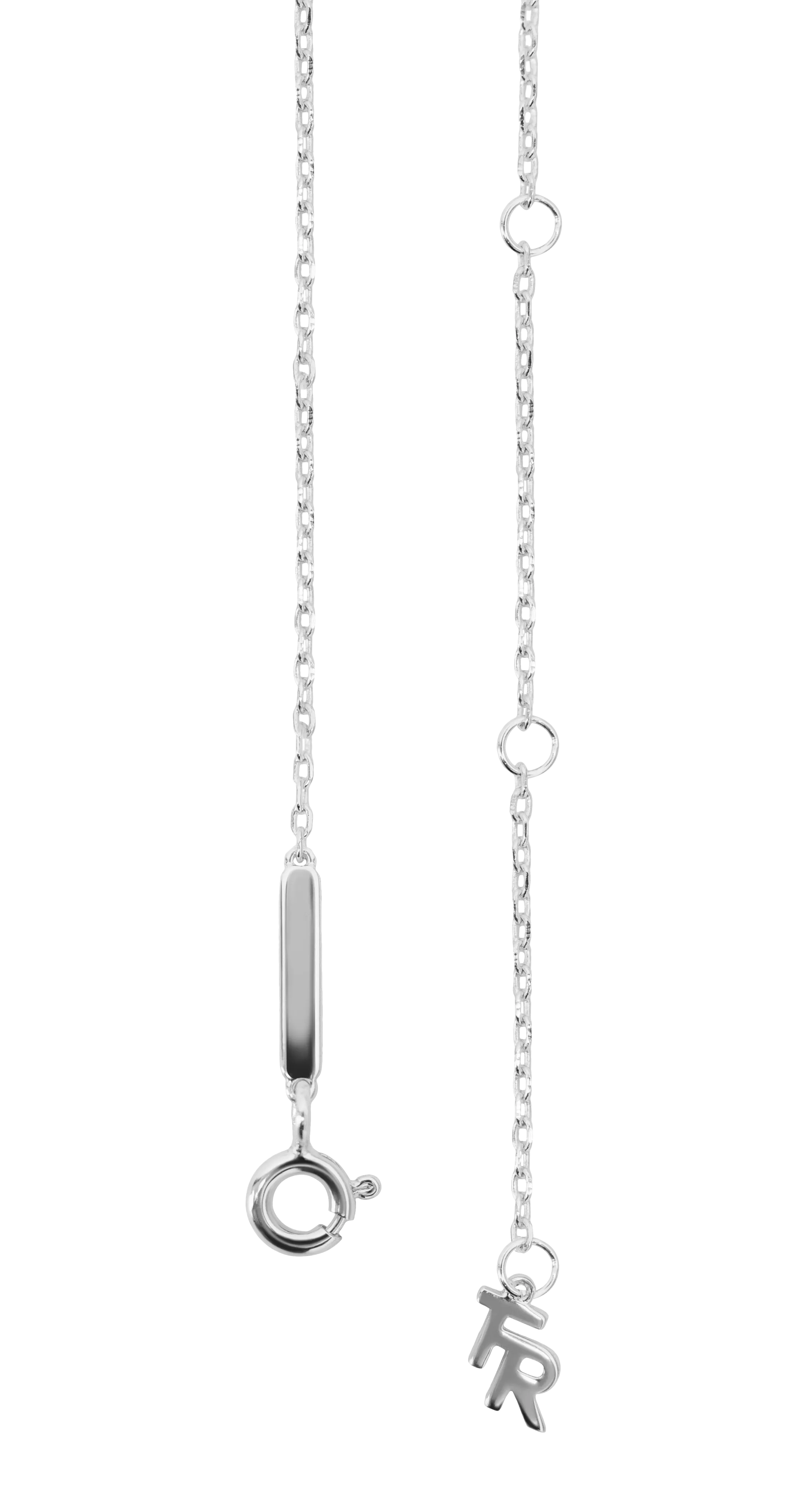 Luna solitaire necklace 0.2ct/ 0.3ct