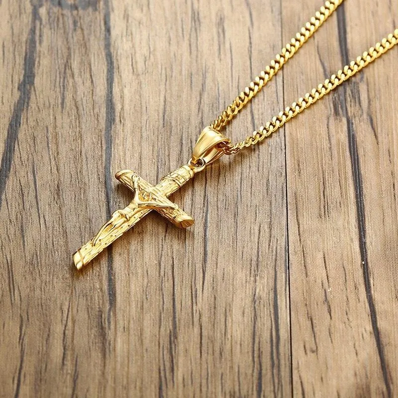 Men's Christian Necklace <br> Jesus Saves