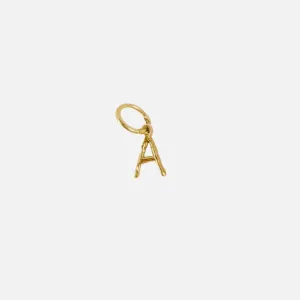 Mini Letter Charm in Gold