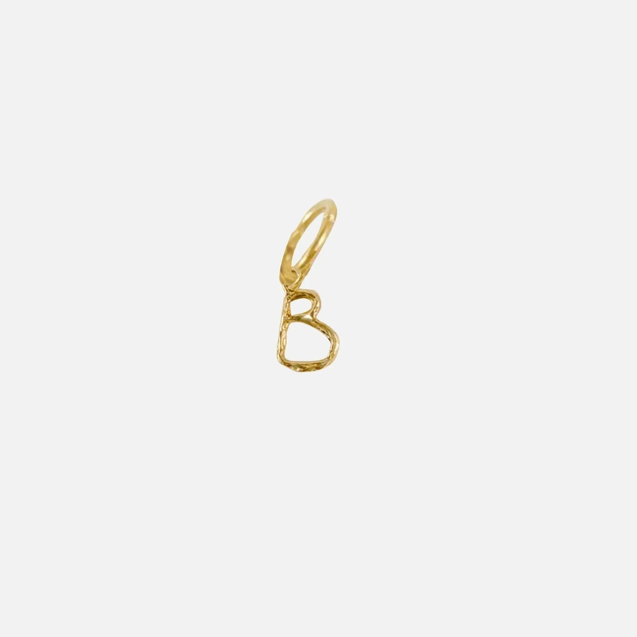 Mini Letter Charm in Gold