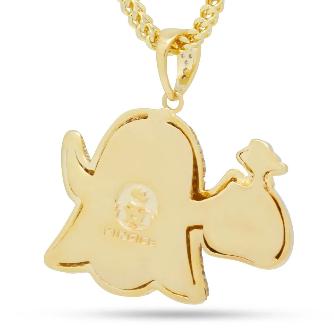 Money Ghost Emoji Necklace