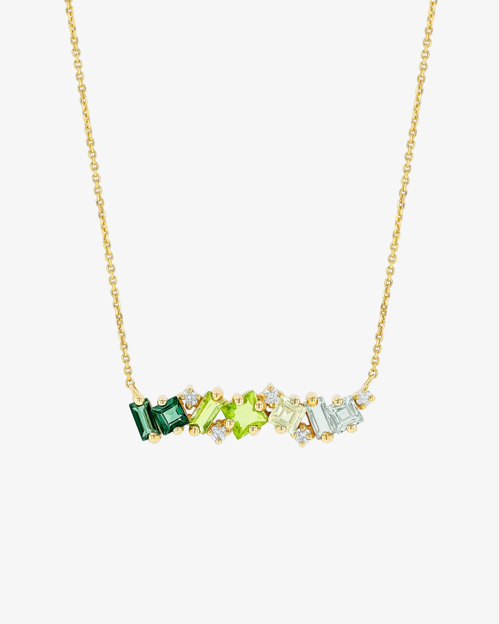 Nadima Green Ombre Milli Bar Pendant