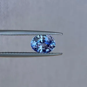 Natural Blue sapphire. Pastel. 1.53 crt