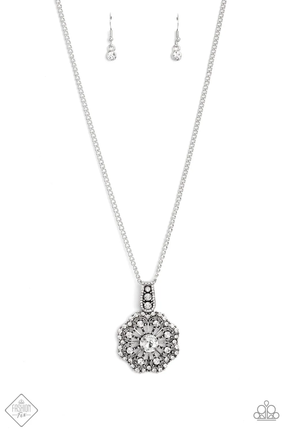 Necklaces Bewitching Brilliance - White