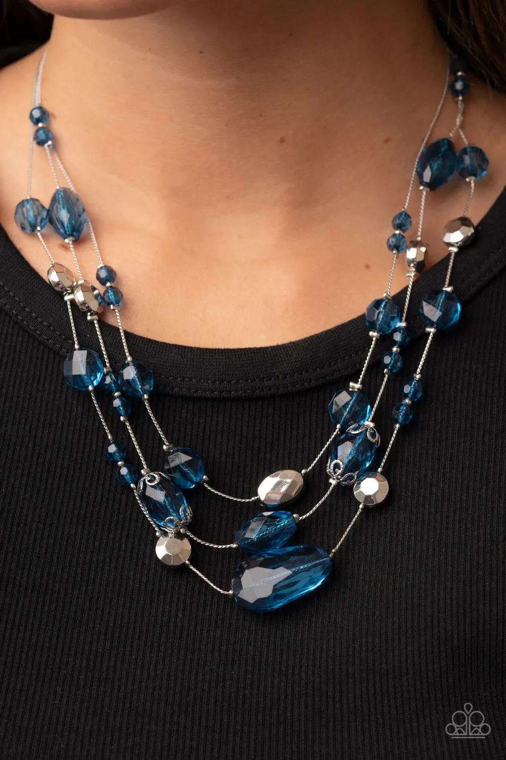 Necklaces Prismatic Pose - Blue N2265