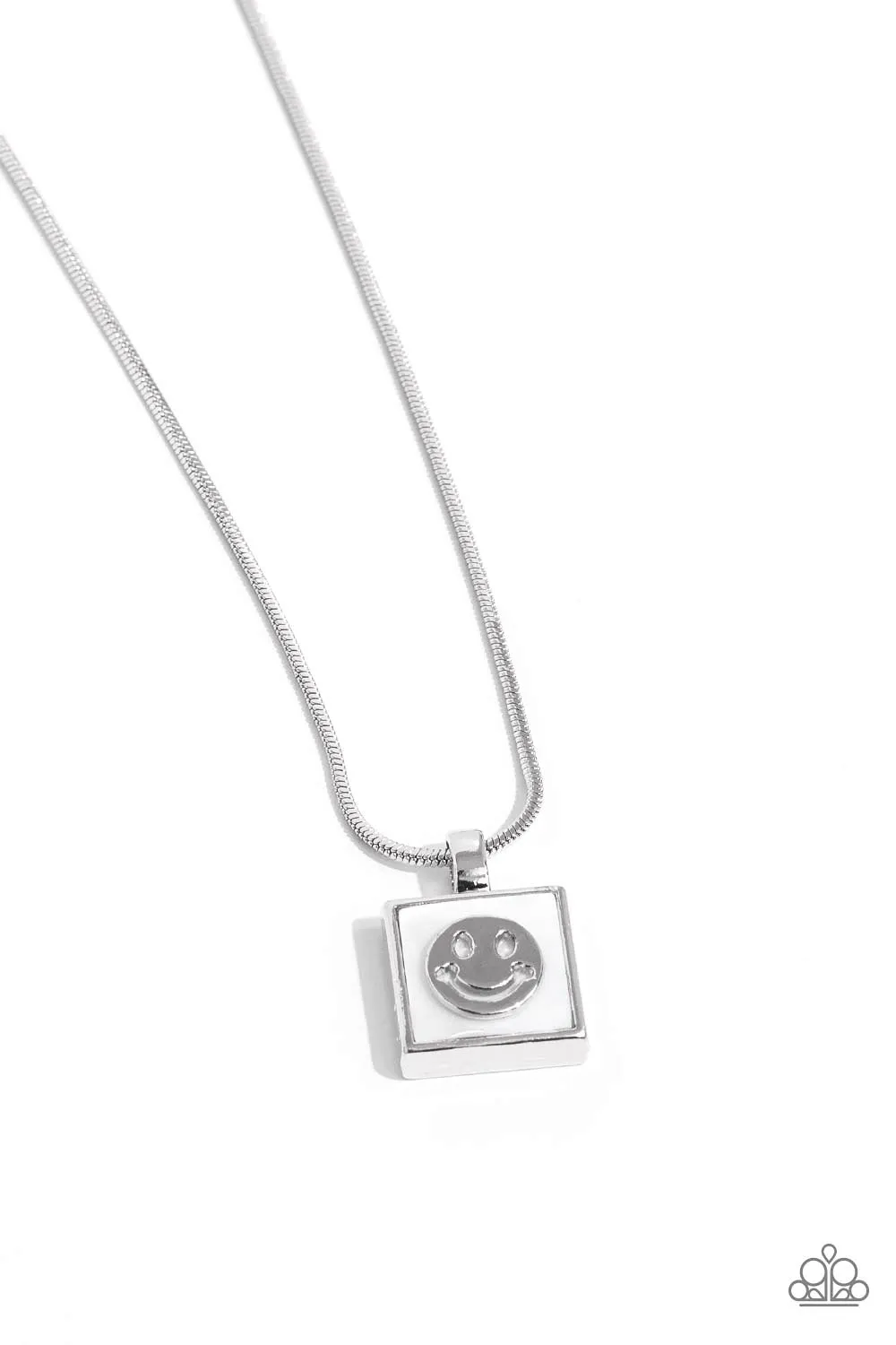 Necklaces Smiley Season - White Happy