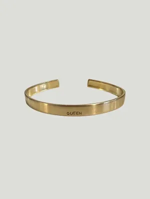 Océanne Stamped Brass Cuff Bracelets